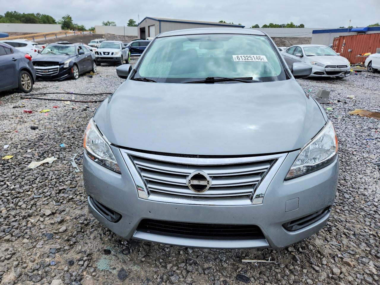 2014 Nissan Sentra Sv Gray vin: 3N1AB7AP0EL676383