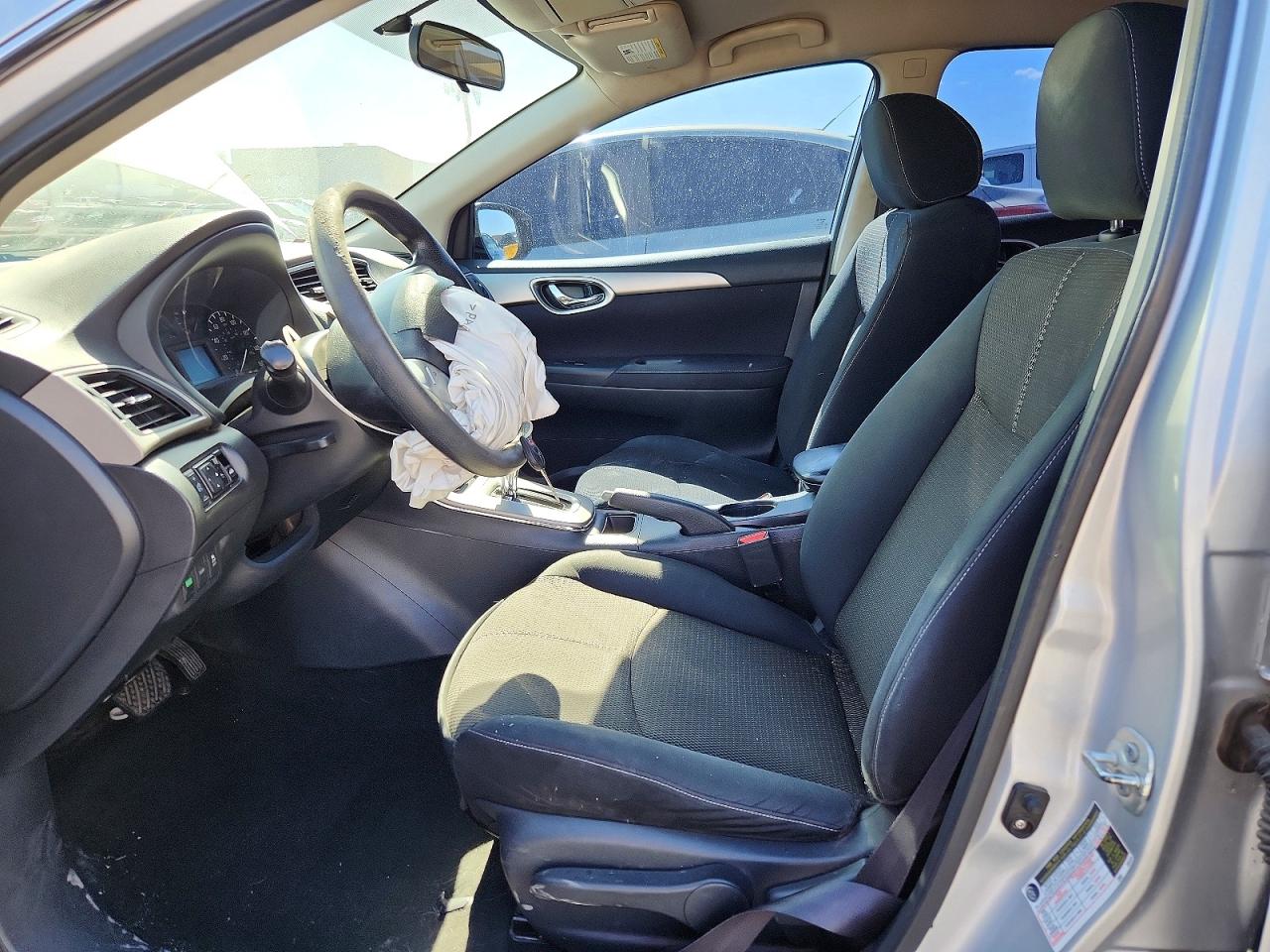 2014 Nissan Sentra S Silver vin: 3N1AB7AP0EL680353