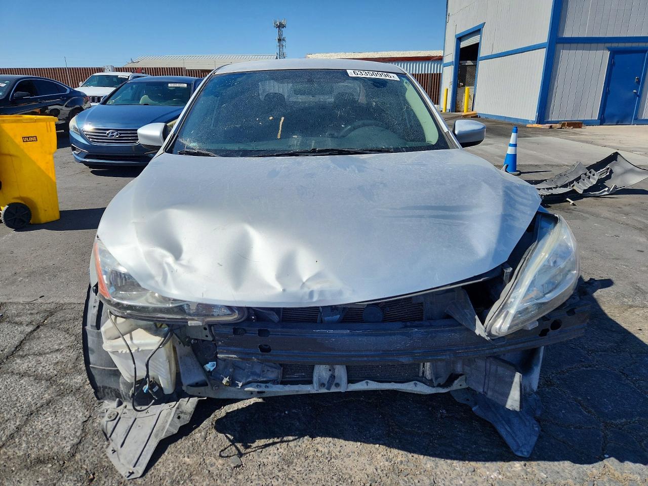 2014 Nissan Sentra S Silver vin: 3N1AB7AP0EL680353