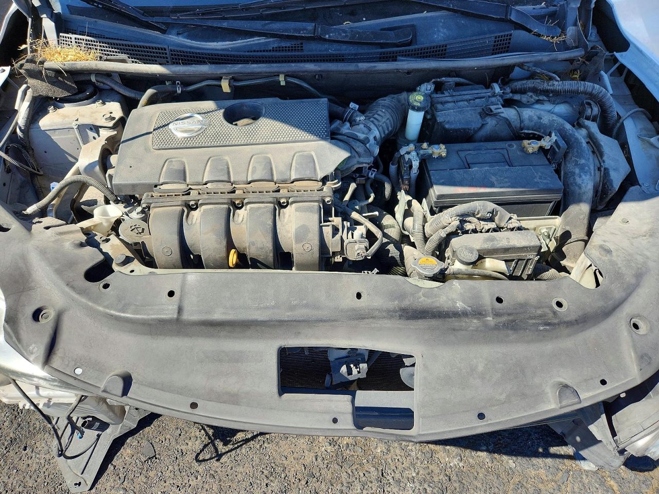 2014 Nissan Sentra S Silver vin: 3N1AB7AP0EL680353