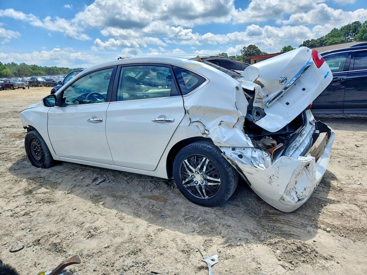 2014 Nissan Sentra White vin: 3N1AB7AP0EL690817