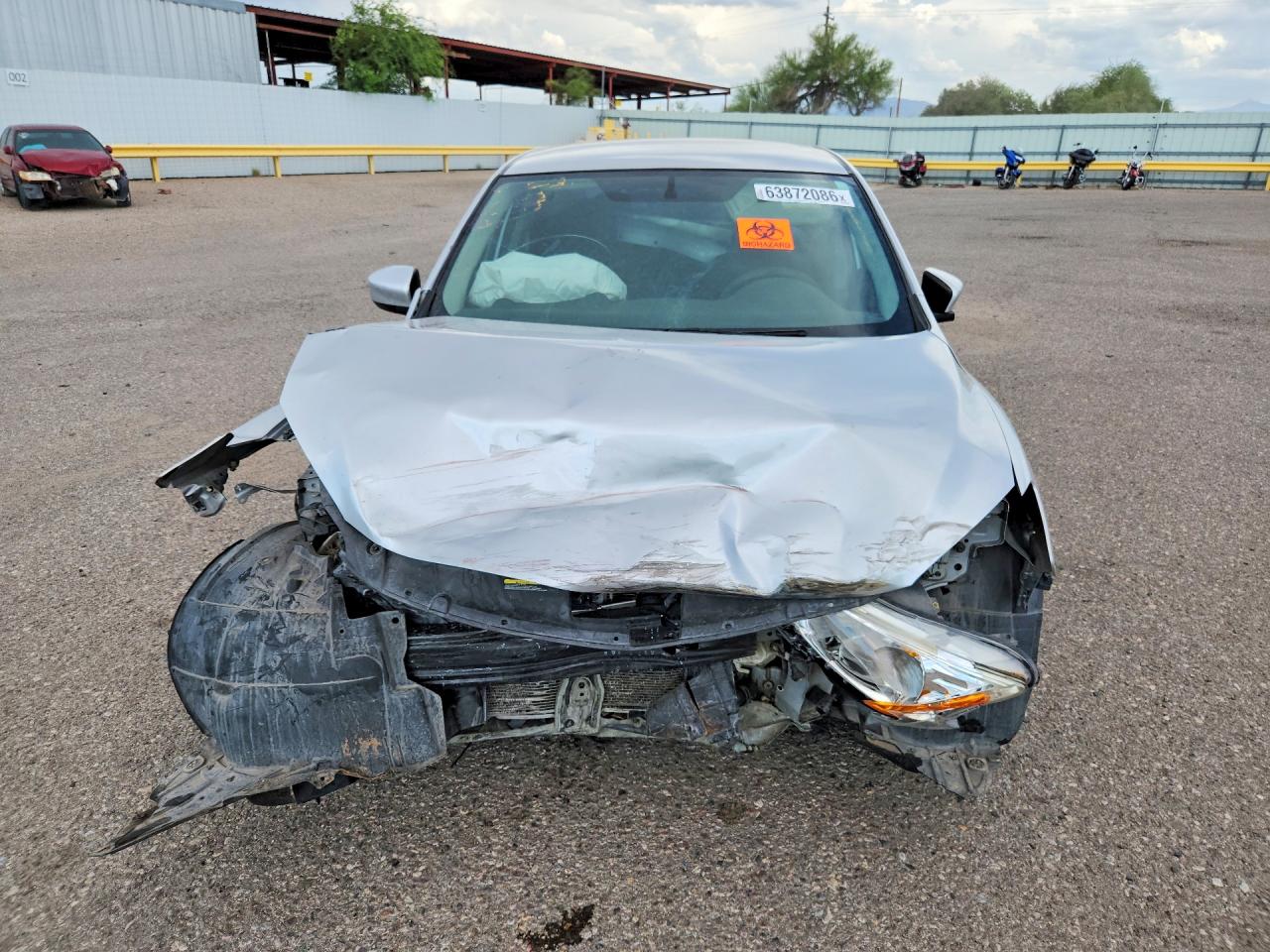 2014 Nissan Sentra Sv Silver vin: 3N1AB7AP0EL693961