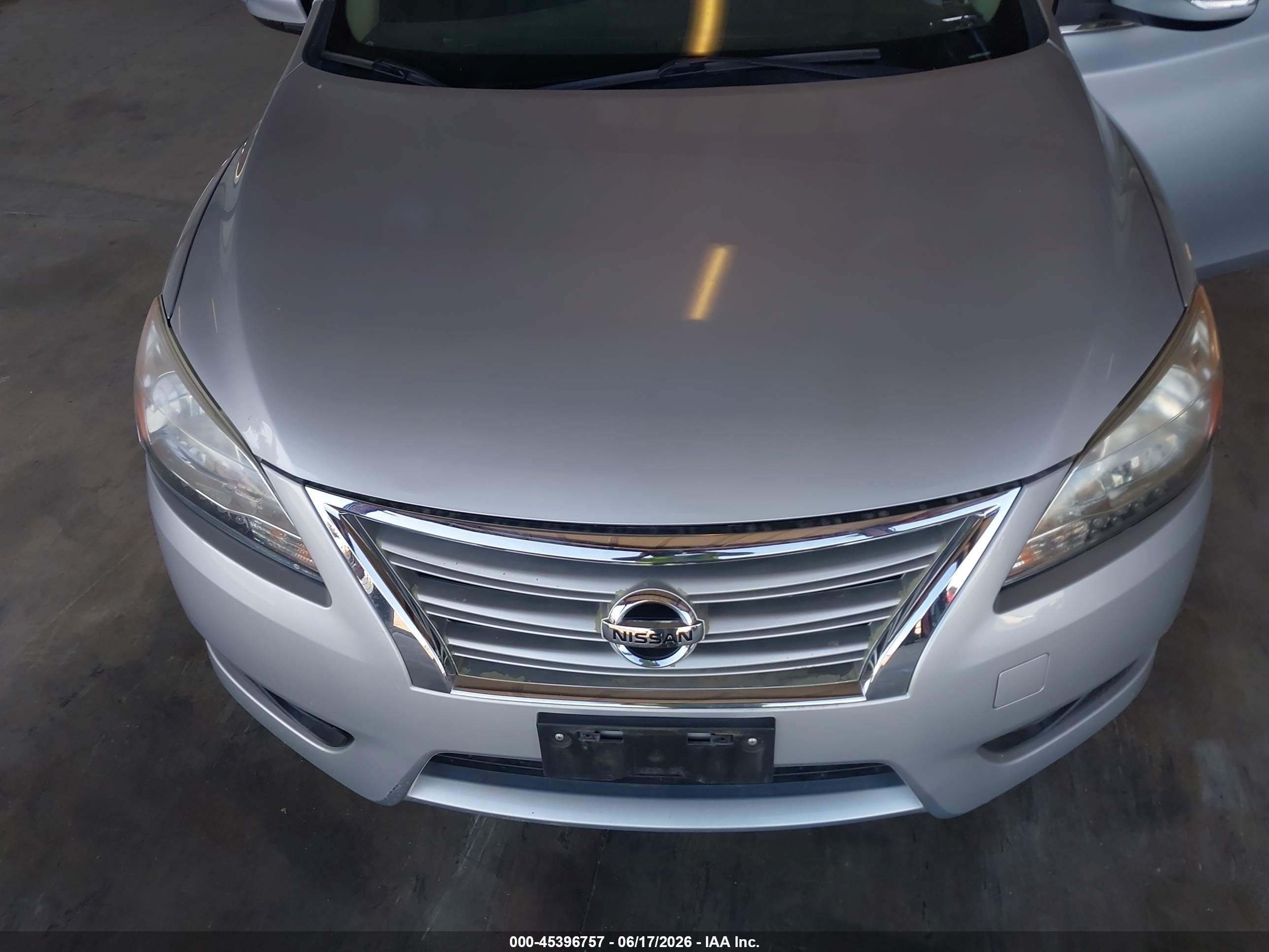 2014 Nissan Sentra Sl Silver vin: 3N1AB7AP0EY203876