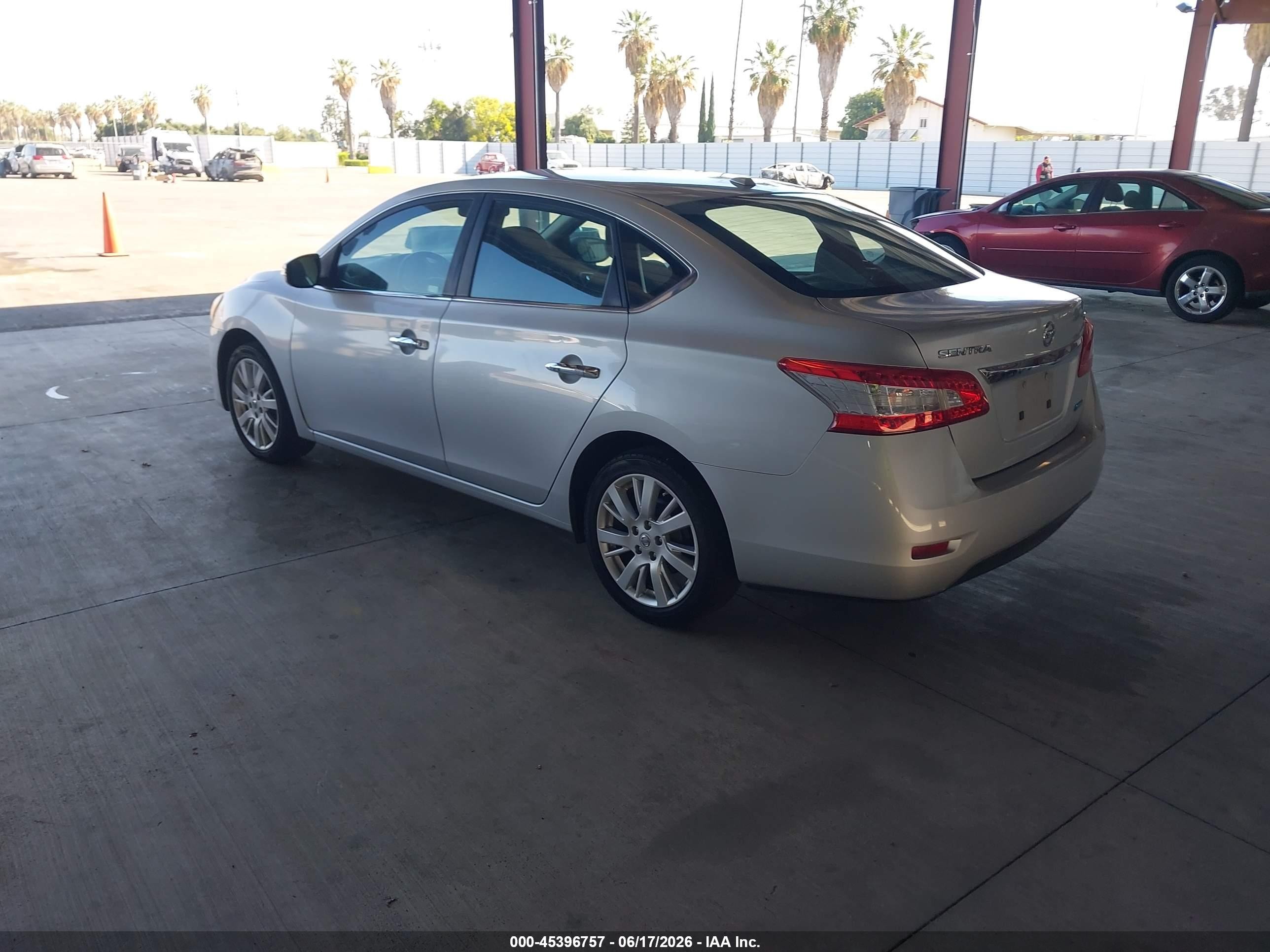 2014 Nissan Sentra Sl Silver vin: 3N1AB7AP0EY203876