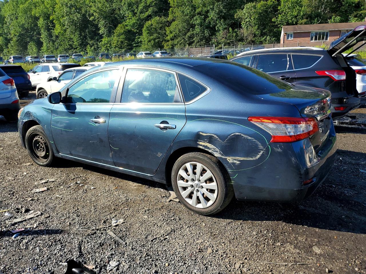 2014 Nissan Sentra Sv Black vin: 3N1AB7AP0EY211881