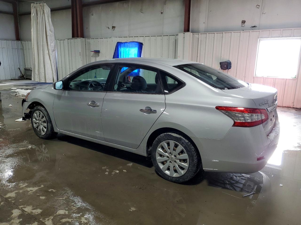 2014 Nissan Sentra S Silver vin: 3N1AB7AP0EY213985