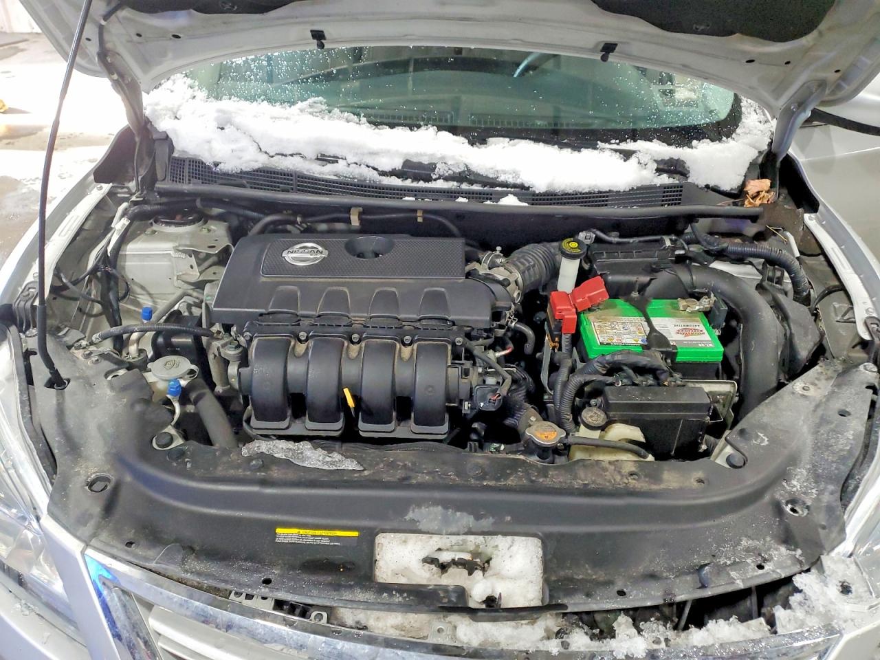 2014 Nissan Sentra S Silver vin: 3N1AB7AP0EY213985