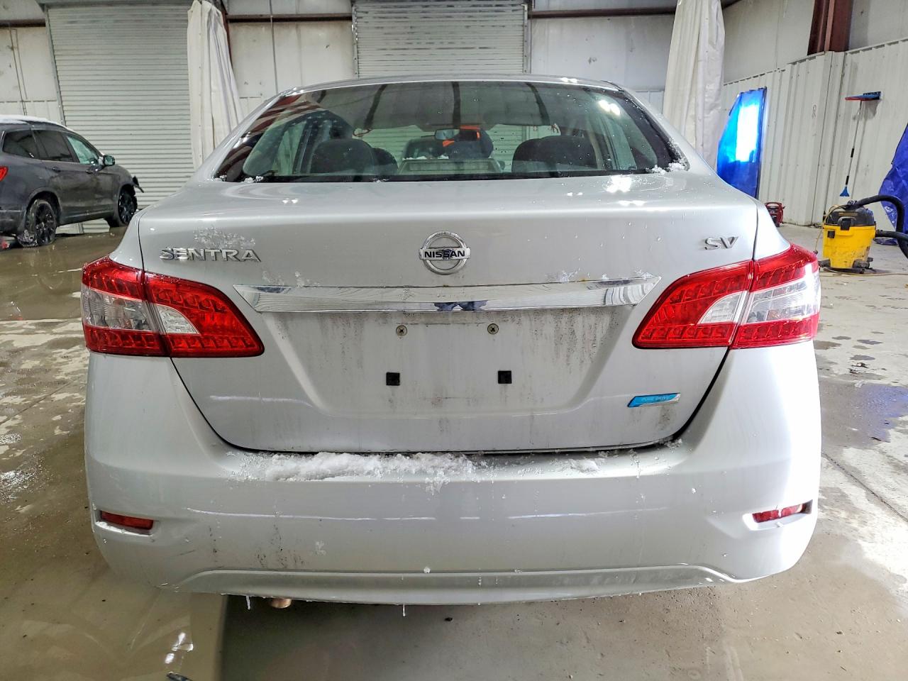 2014 Nissan Sentra S Silver vin: 3N1AB7AP0EY213985