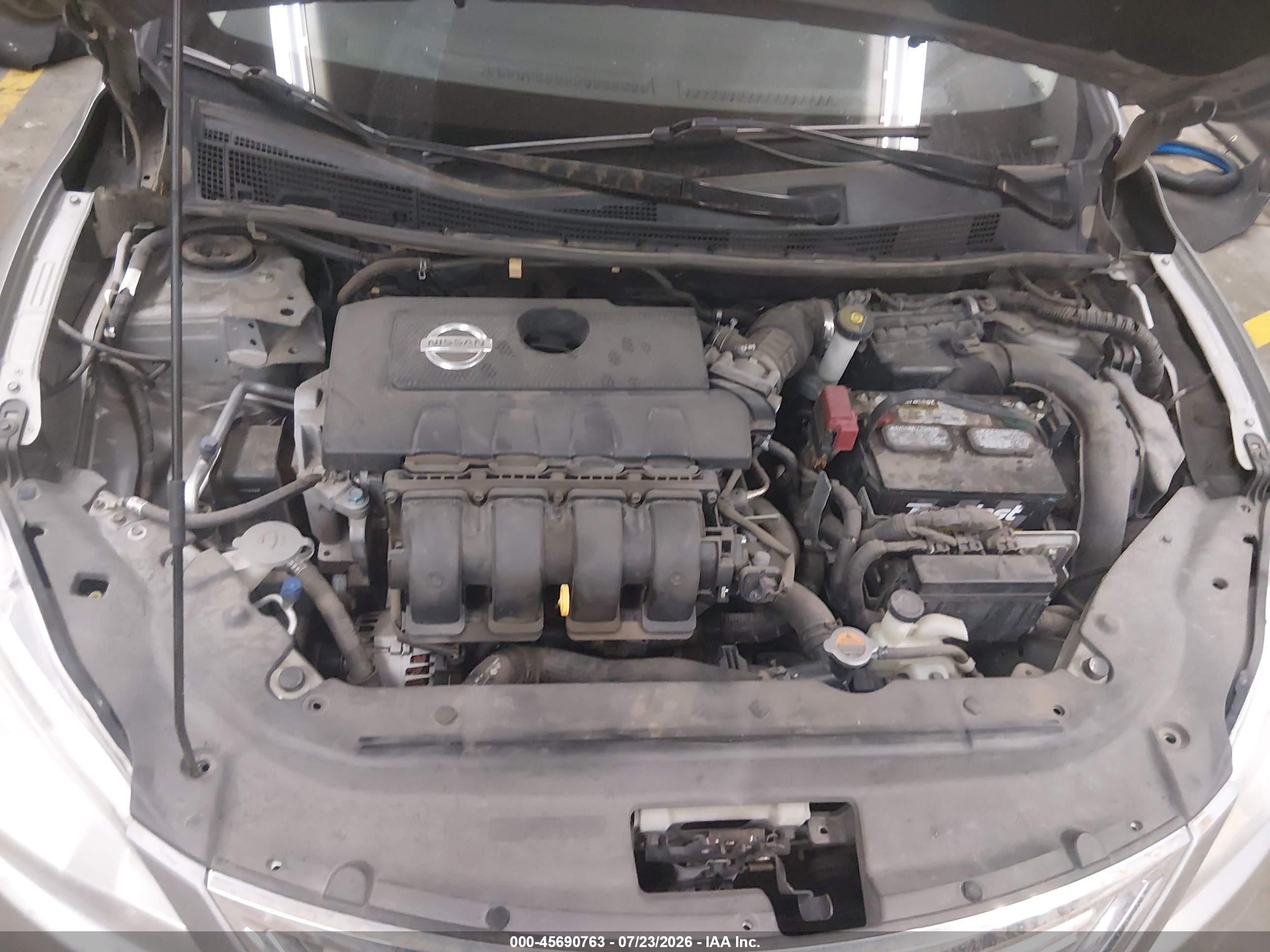2014 Nissan Sentra Sv Gray vin: 3N1AB7AP0EY219611