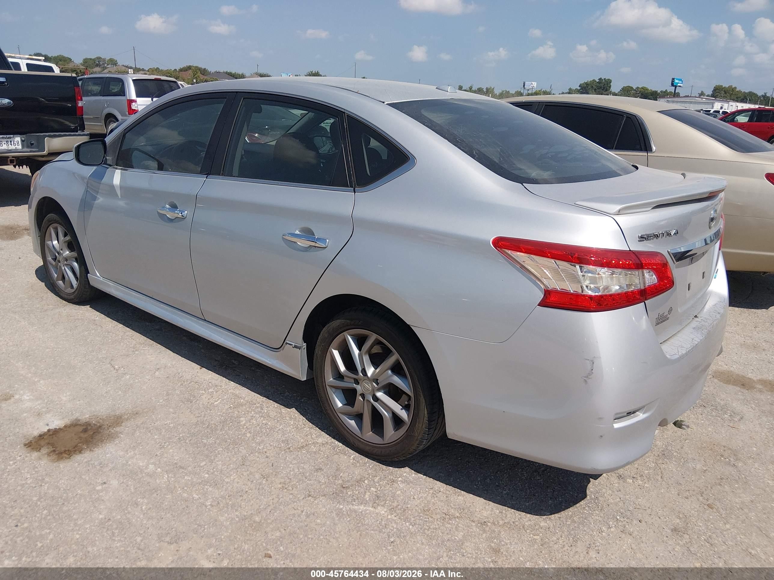 2014 Nissan Sentra Sr Silver vin: 3N1AB7AP0EY223223