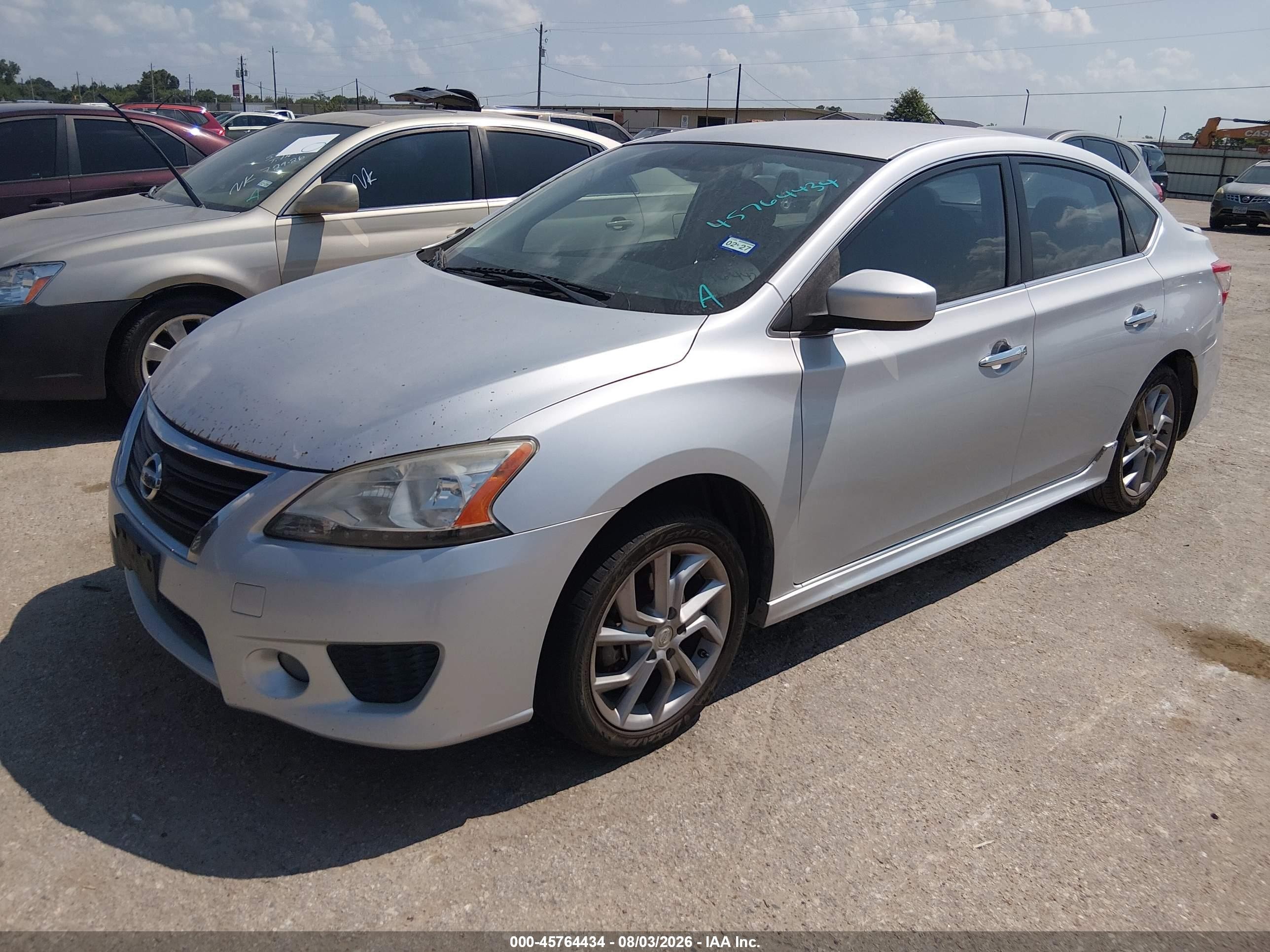 2014 Nissan Sentra Sr Silver vin: 3N1AB7AP0EY223223