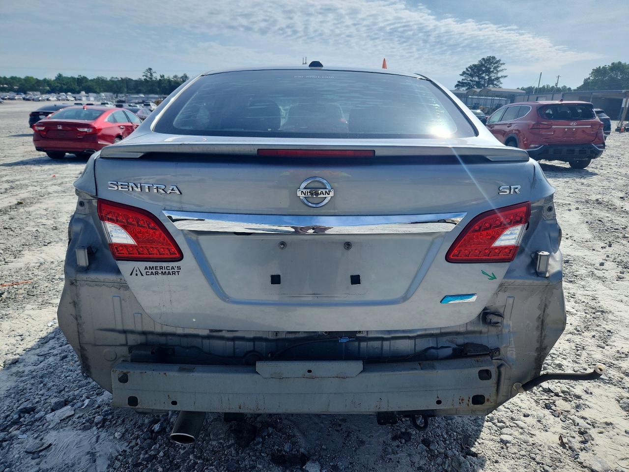 2014 Nissan Sentra Sr Gray vin: 3N1AB7AP0EY226669