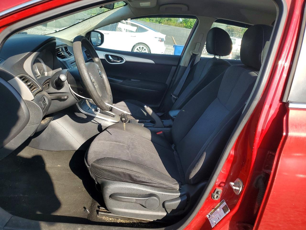 2014 Nissan Sentra Sv Maroon vin: 3N1AB7AP0EY228471