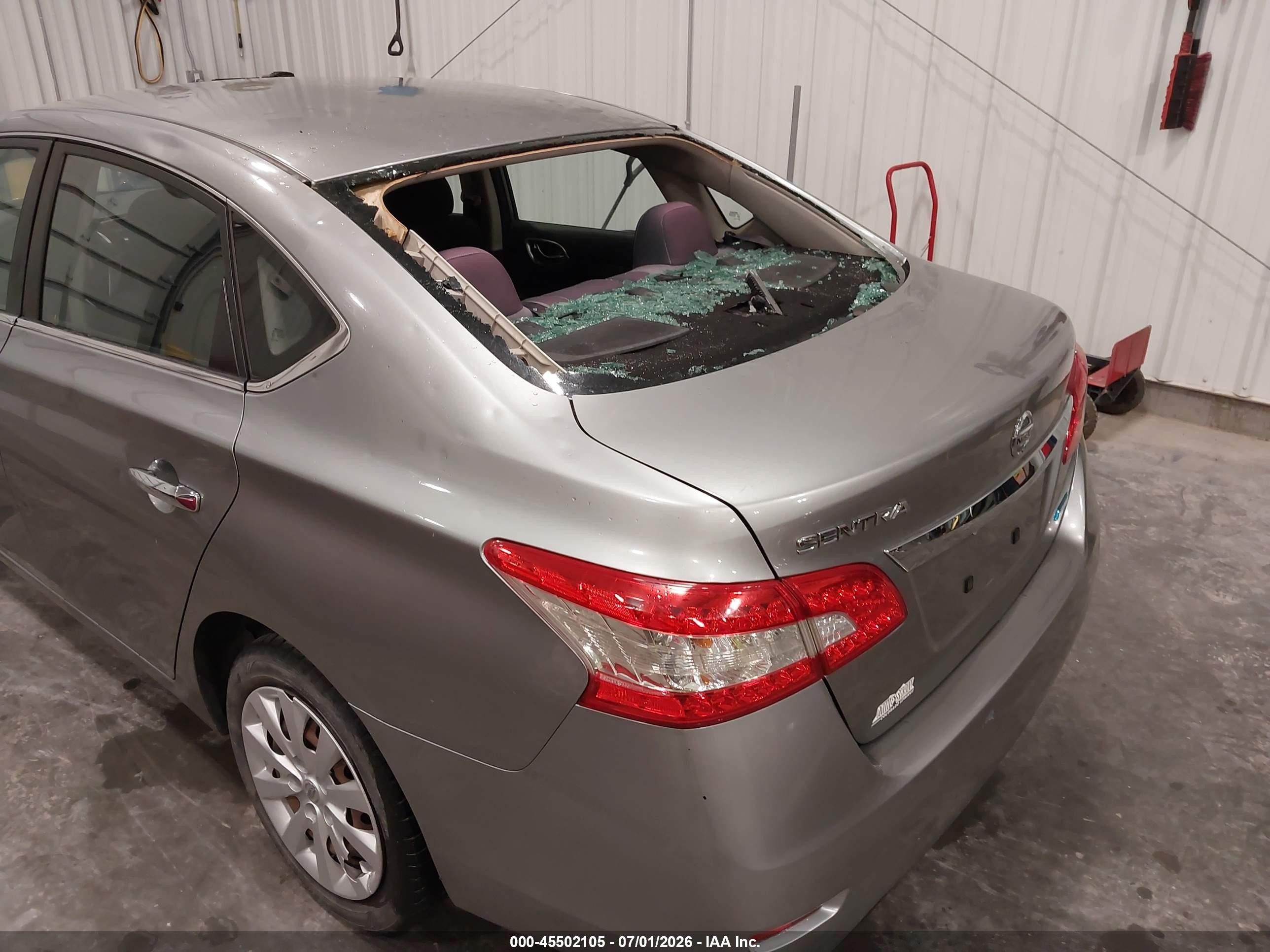 2014 Nissan Sentra Fe+ S/fe+ Sv/s/sl/sr/sv Gold vin: 3N1AB7AP0EY230592