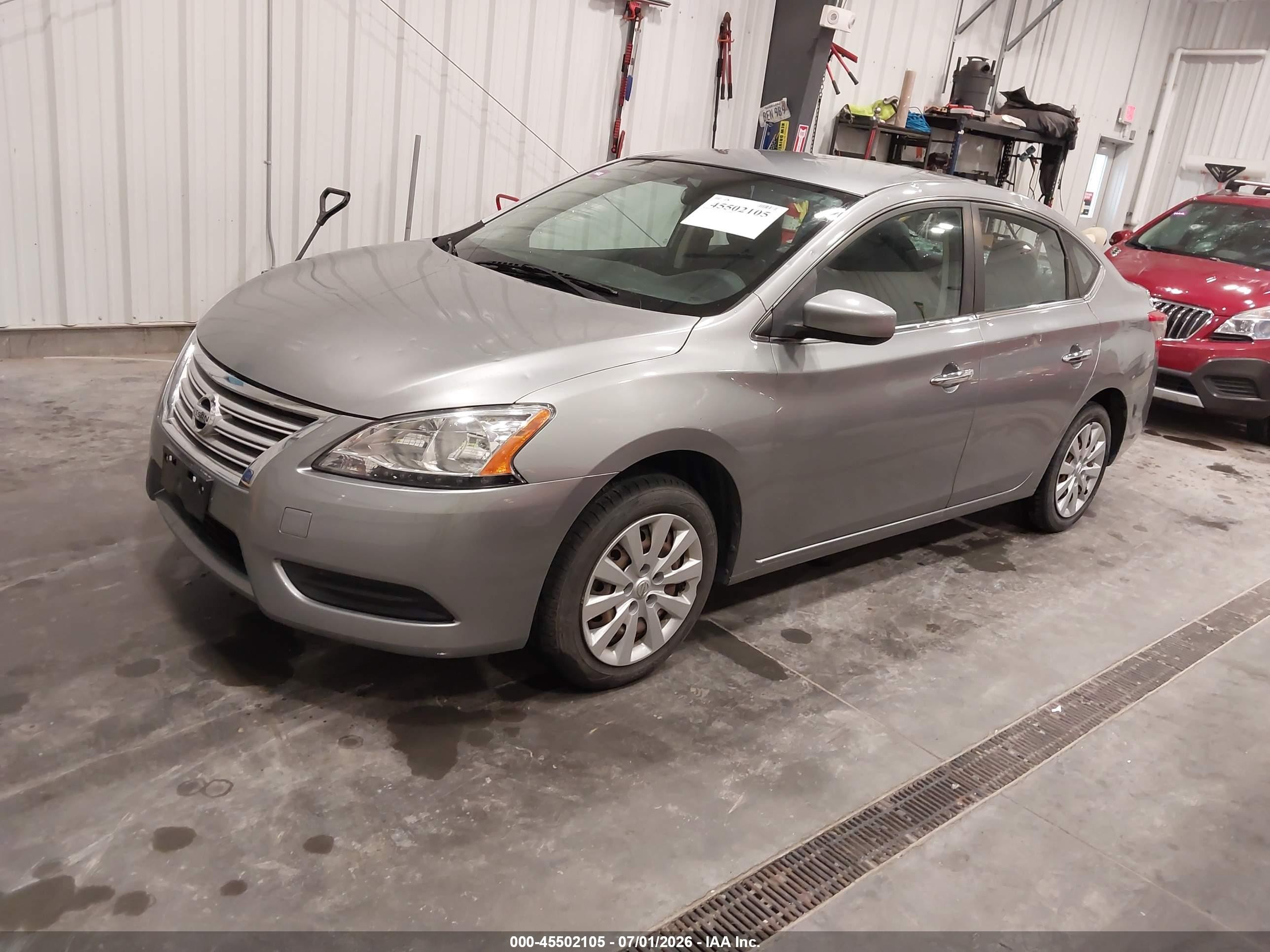 2014 Nissan Sentra Fe+ S/fe+ Sv/s/sl/sr/sv Gold vin: 3N1AB7AP0EY230592