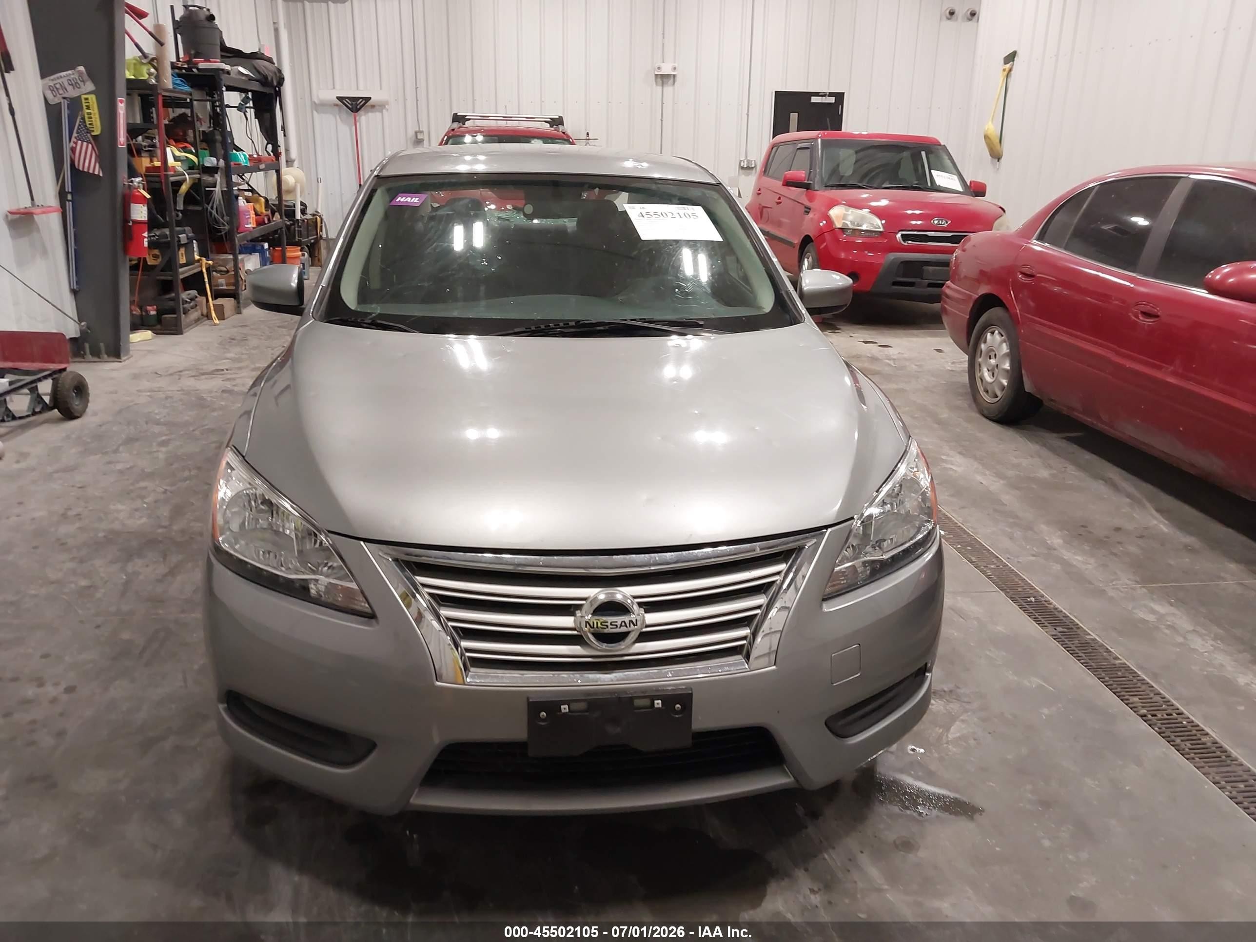 2014 Nissan Sentra Fe+ S/fe+ Sv/s/sl/sr/sv Gold vin: 3N1AB7AP0EY230592