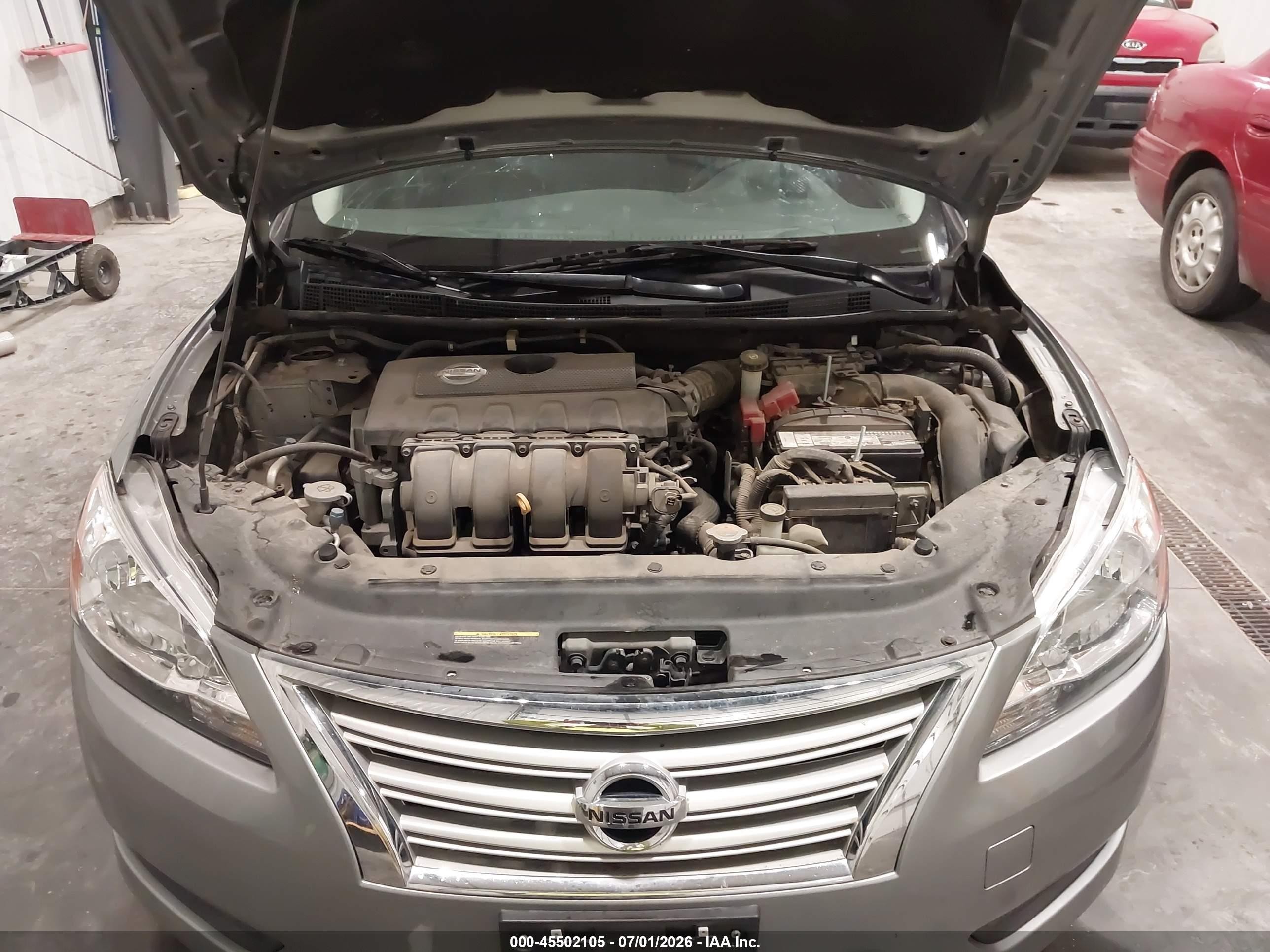 2014 Nissan Sentra Fe+ S/fe+ Sv/s/sl/sr/sv Gold vin: 3N1AB7AP0EY230592
