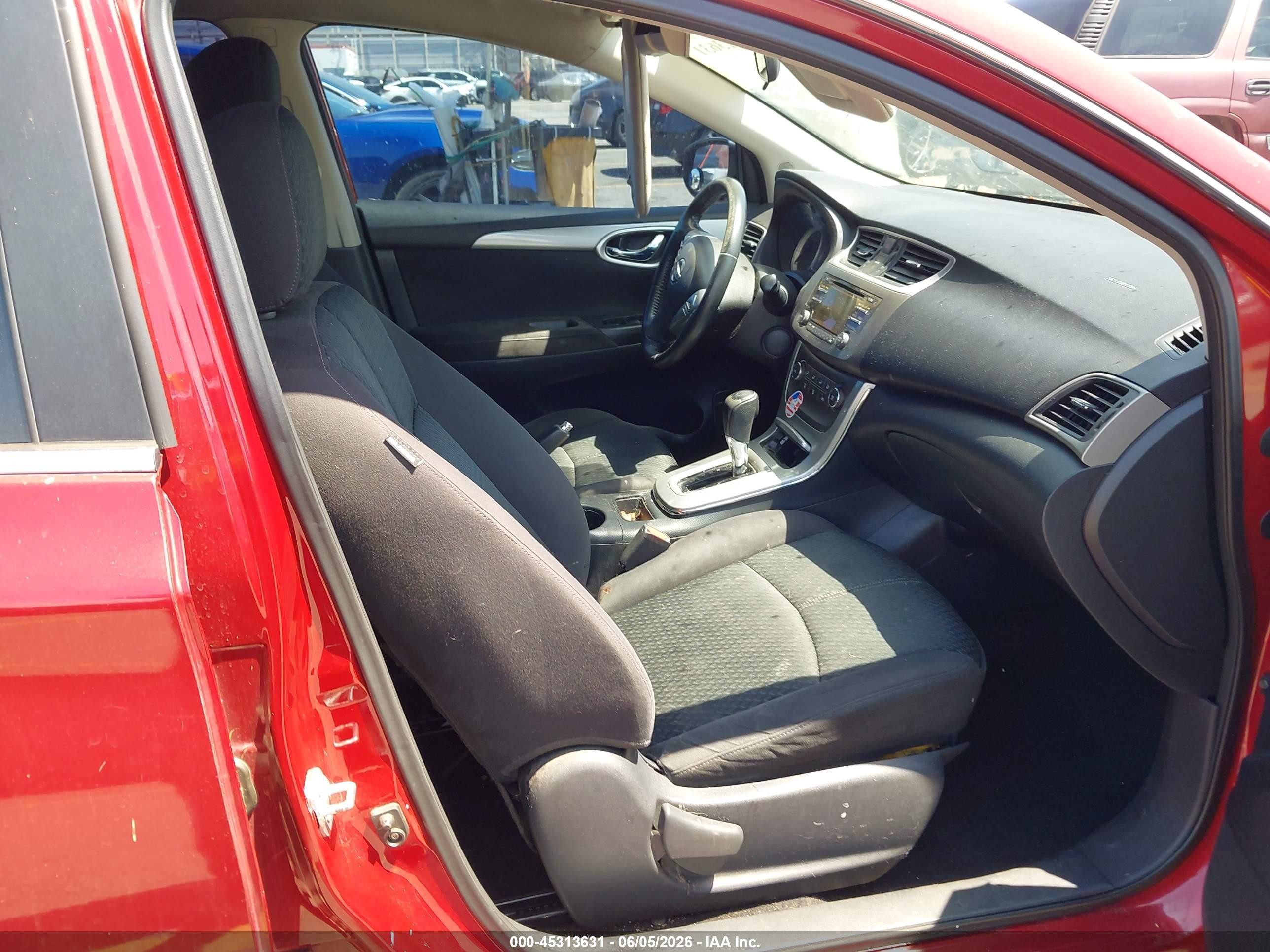 2014 Nissan Sentra Sr Red vin: 3N1AB7AP0EY232472