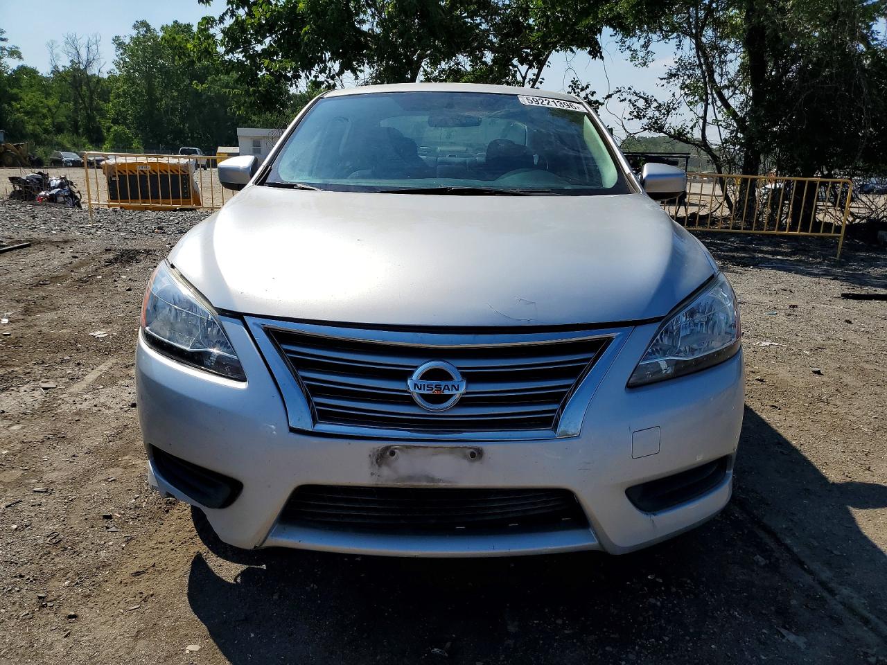 2014 Nissan Sentra Sv Серебряный vin: 3N1AB7AP0EY236425