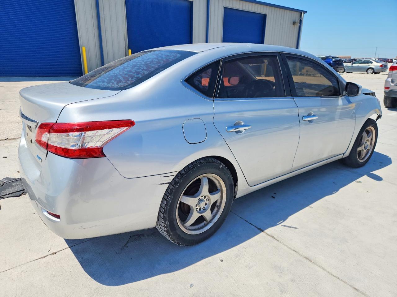 2014 Nissan Sentra Sv Серебряный vin: 3N1AB7AP0EY238028