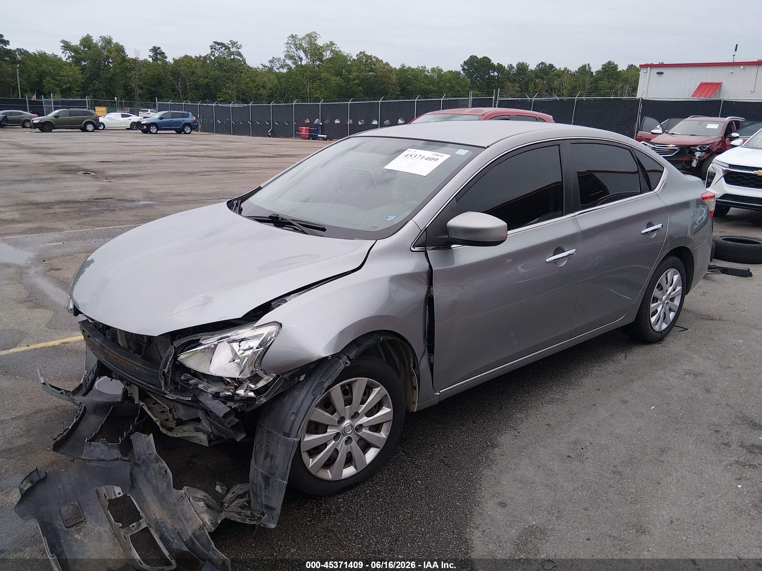 2014 Nissan Sentra S Silver vin: 3N1AB7AP0EY246761