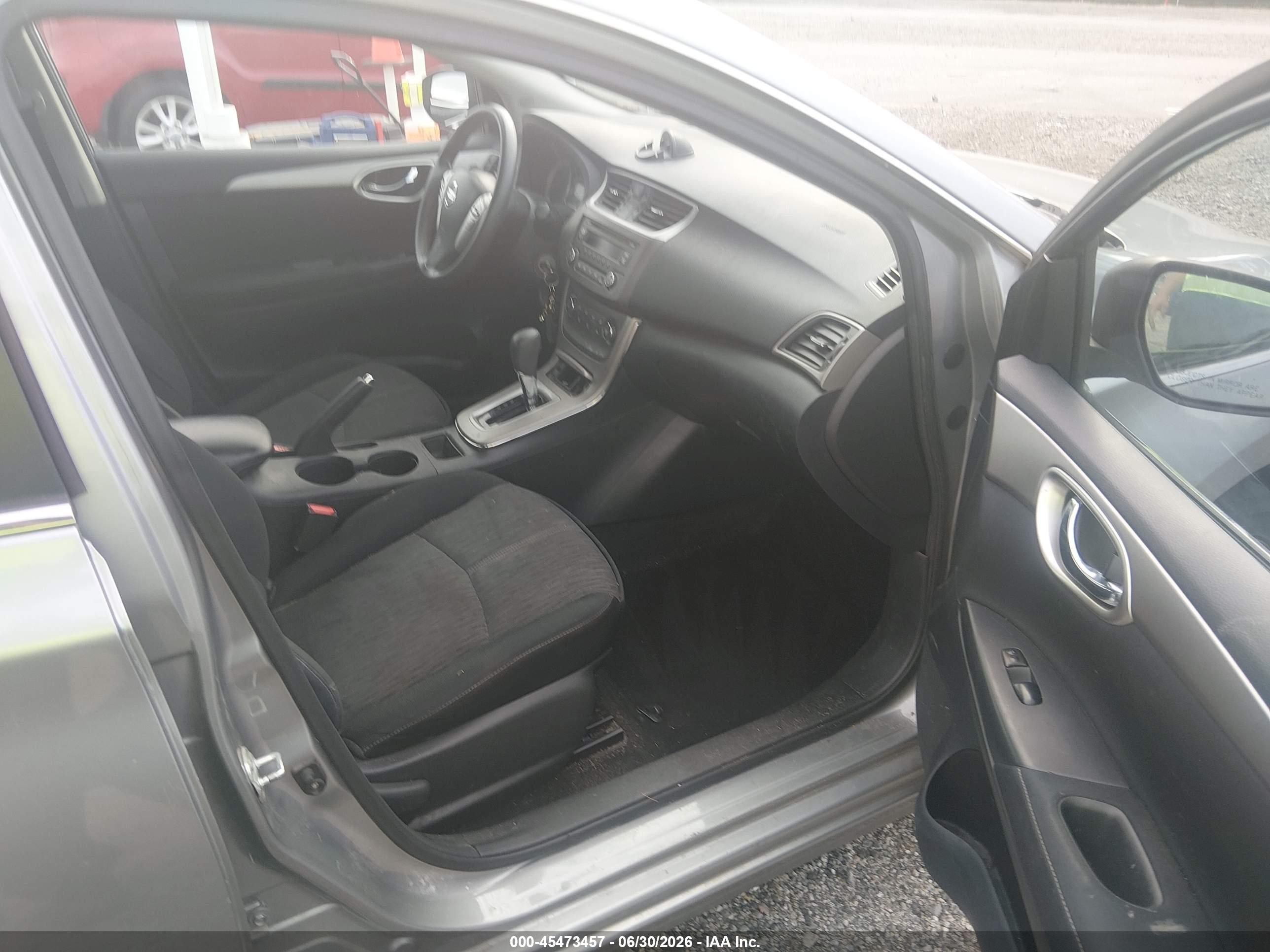 2014 Nissan Sentra Sv Silver vin: 3N1AB7AP0EY249272