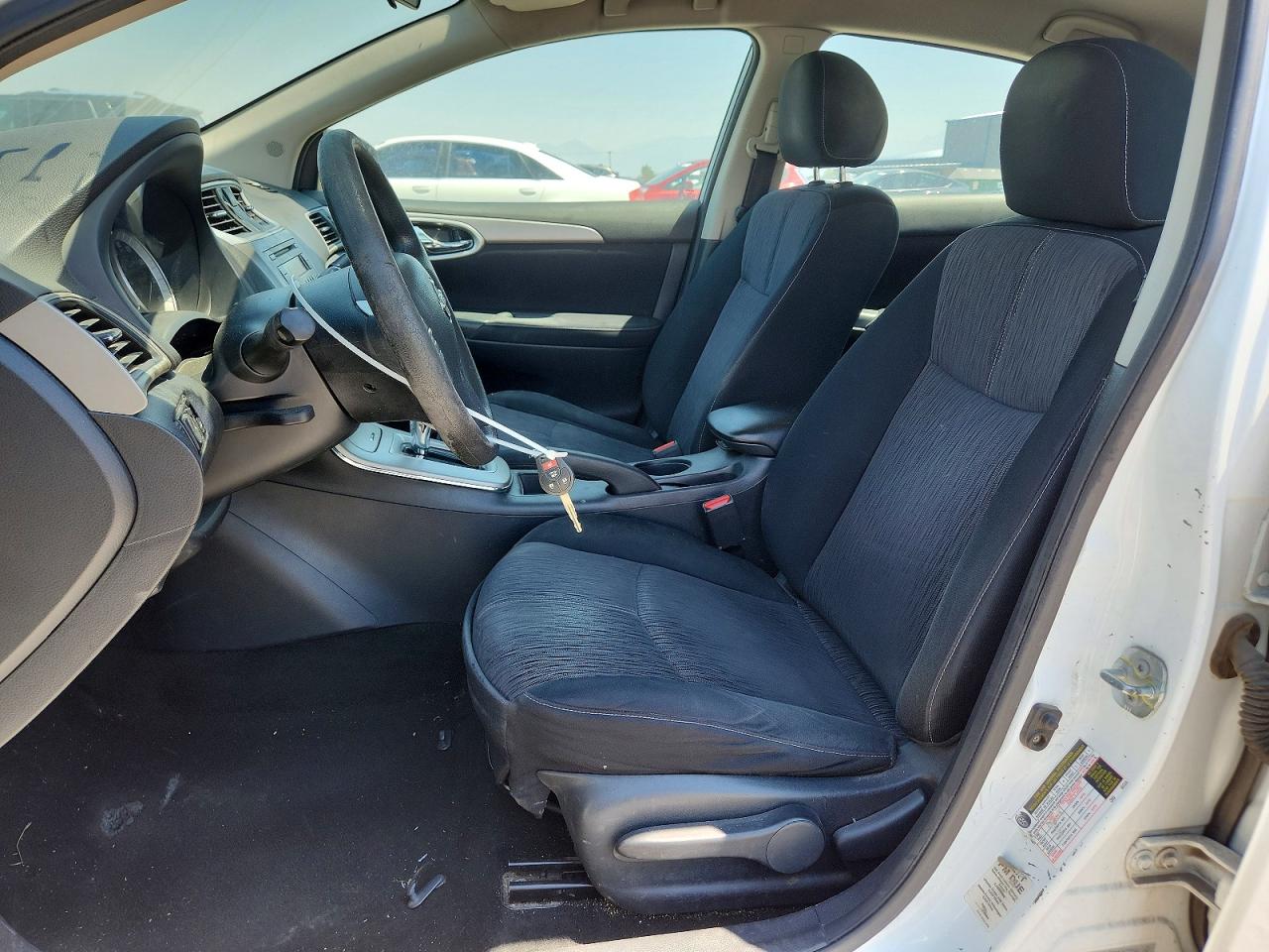 2014 Nissan Sentra Sv White vin: 3N1AB7AP0EY250017
