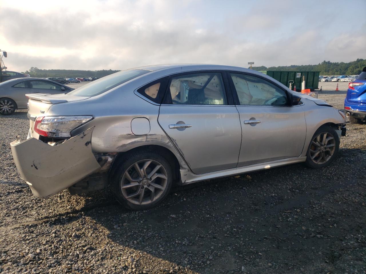 2014 Nissan Sentra S Silver vin: 3N1AB7AP0EY251975