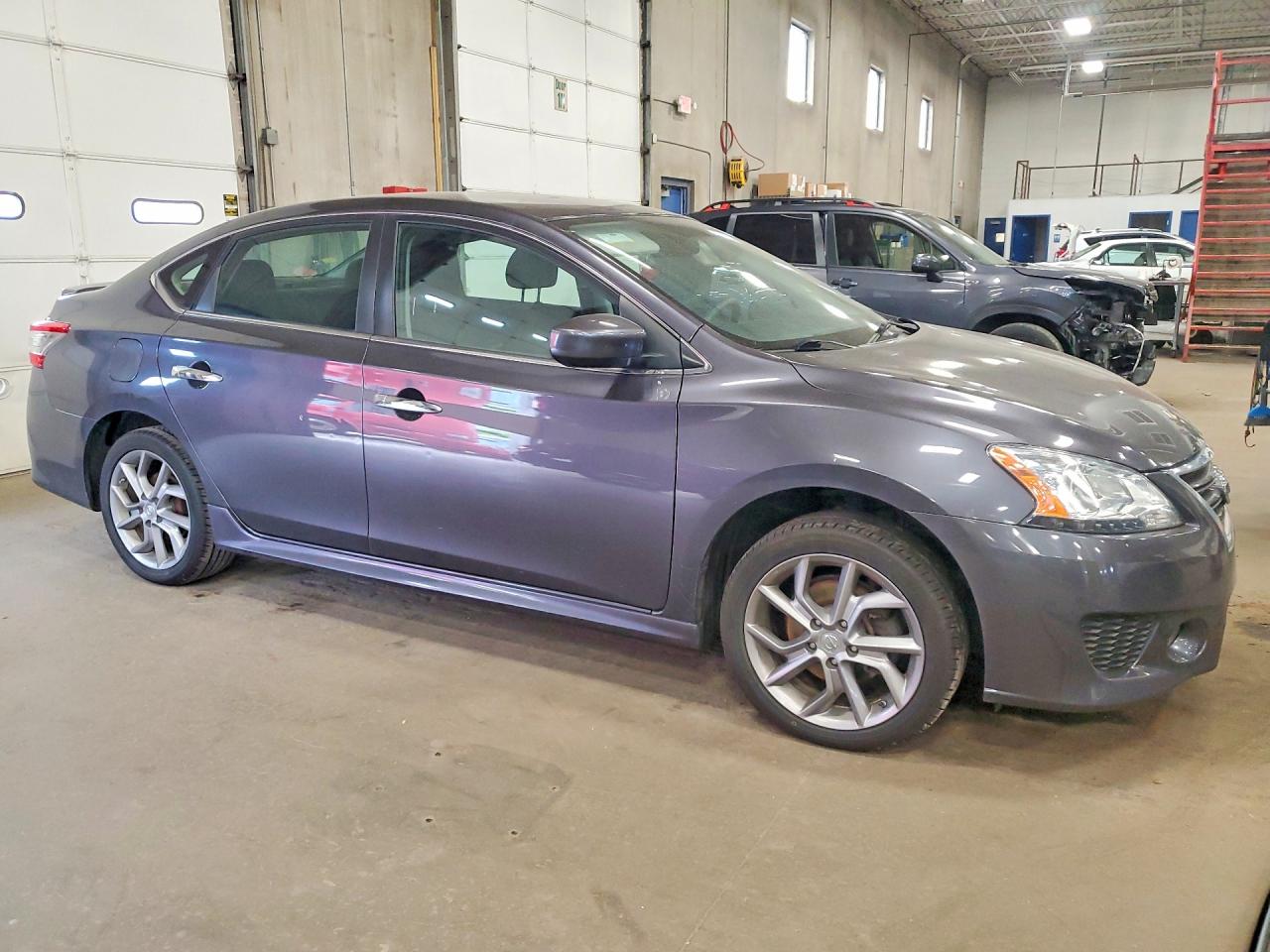 2014 Nissan Sentra Sr Gray vin: 3N1AB7AP0EY255993
