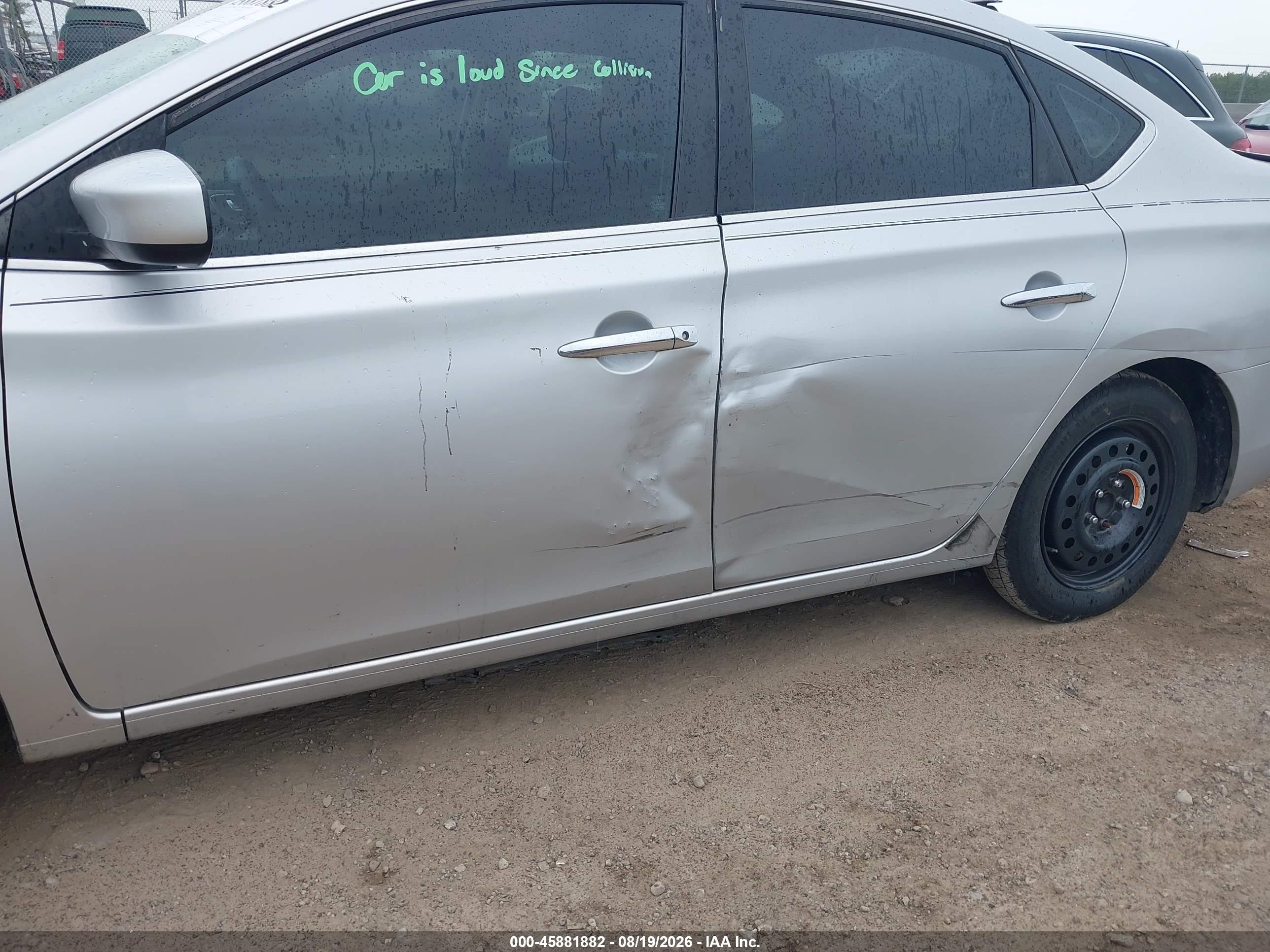 2014 Nissan Sentra S Silver vin: 3N1AB7AP0EY256478