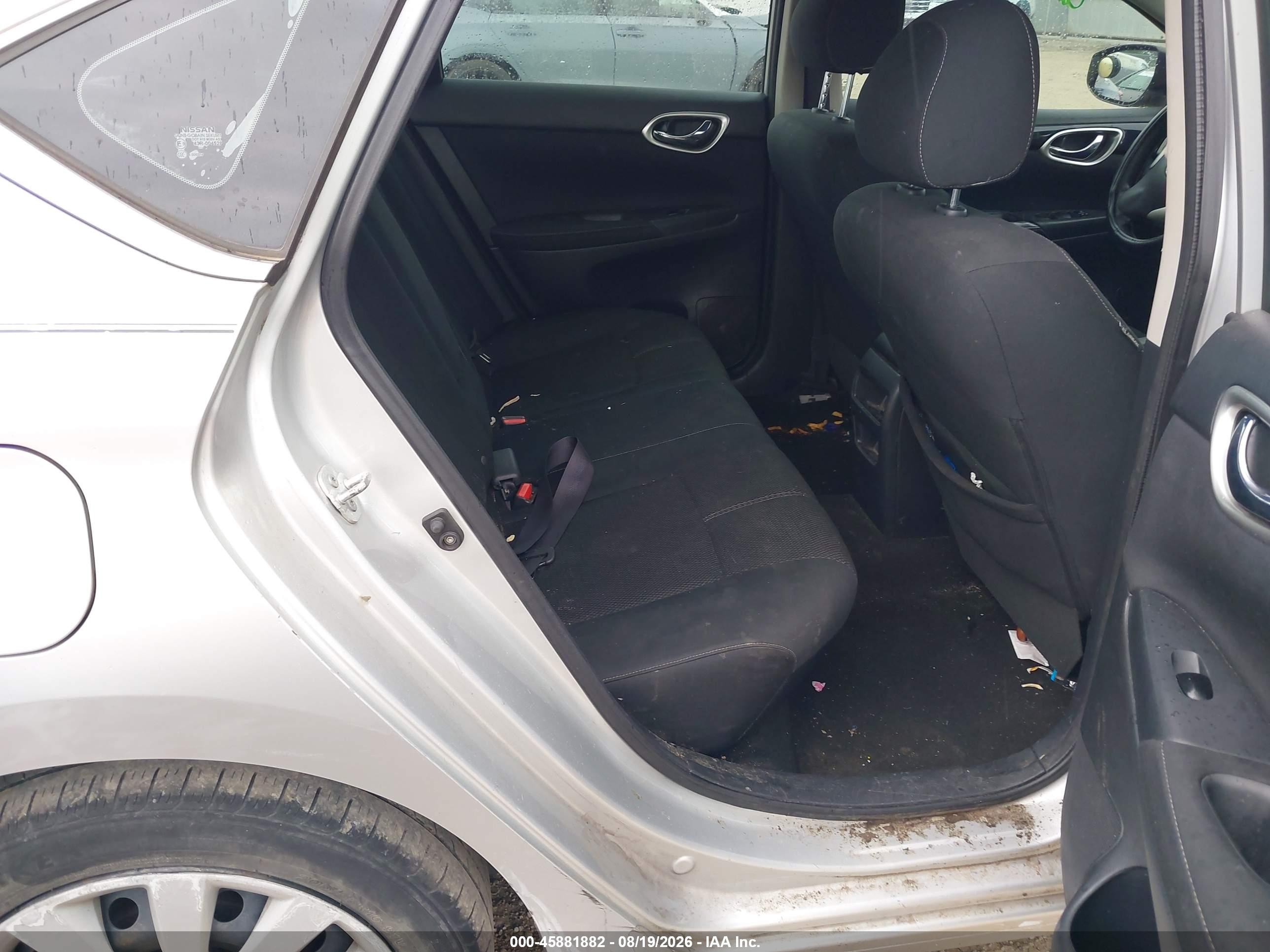2014 Nissan Sentra S Silver vin: 3N1AB7AP0EY256478