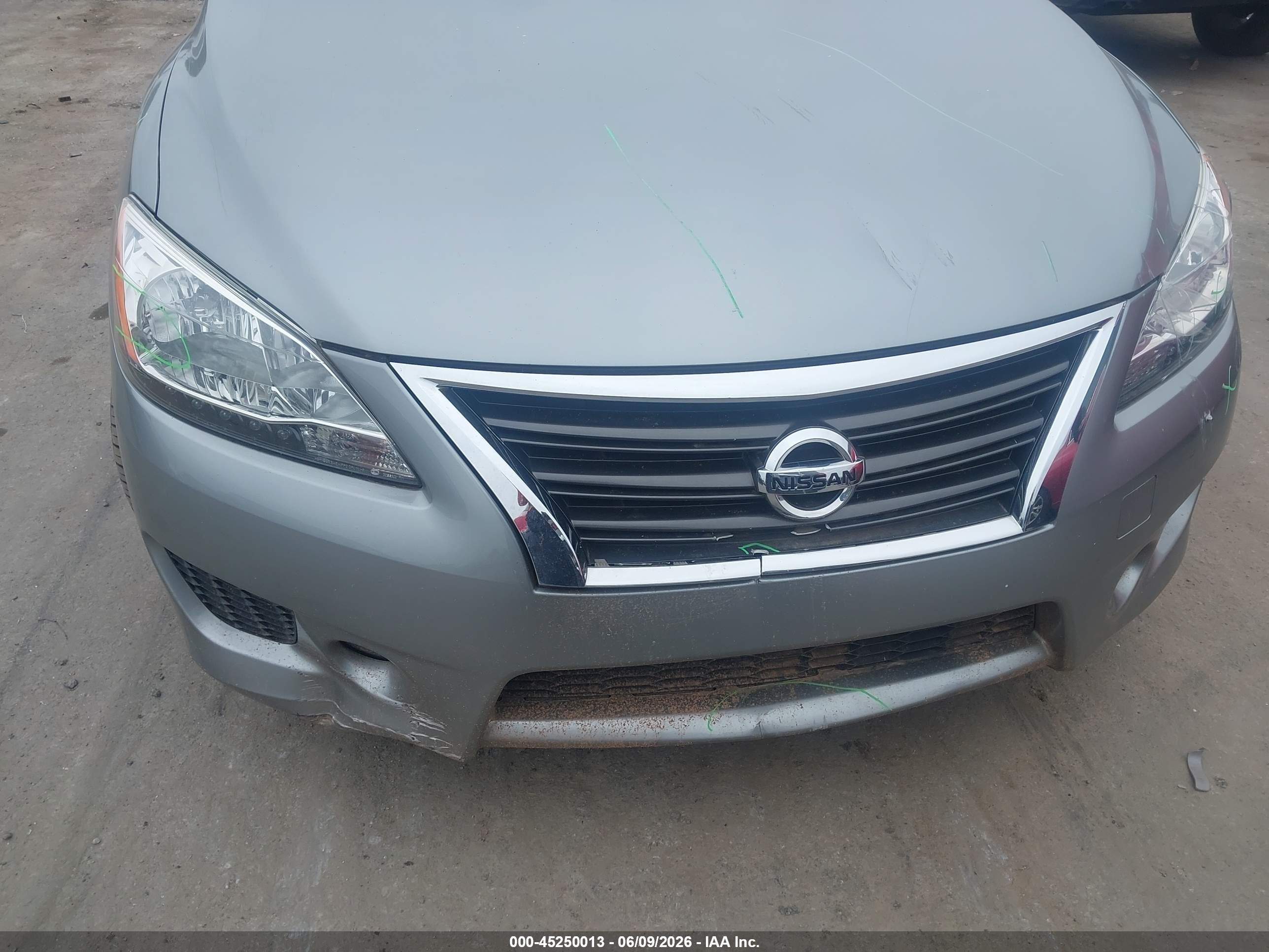 2014 Nissan Sentra Sr Gray vin: 3N1AB7AP0EY257713