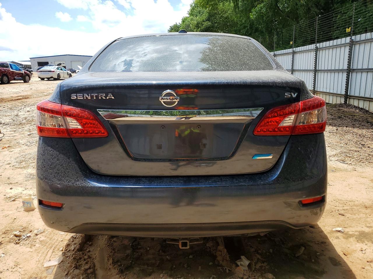 2014 Nissan Sentra Sv Серый vin: 3N1AB7AP0EY258389