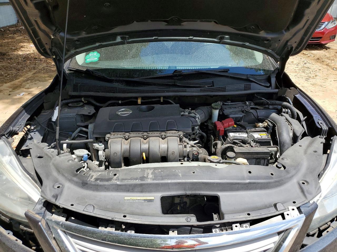 2014 Nissan Sentra Sv Серый vin: 3N1AB7AP0EY258389