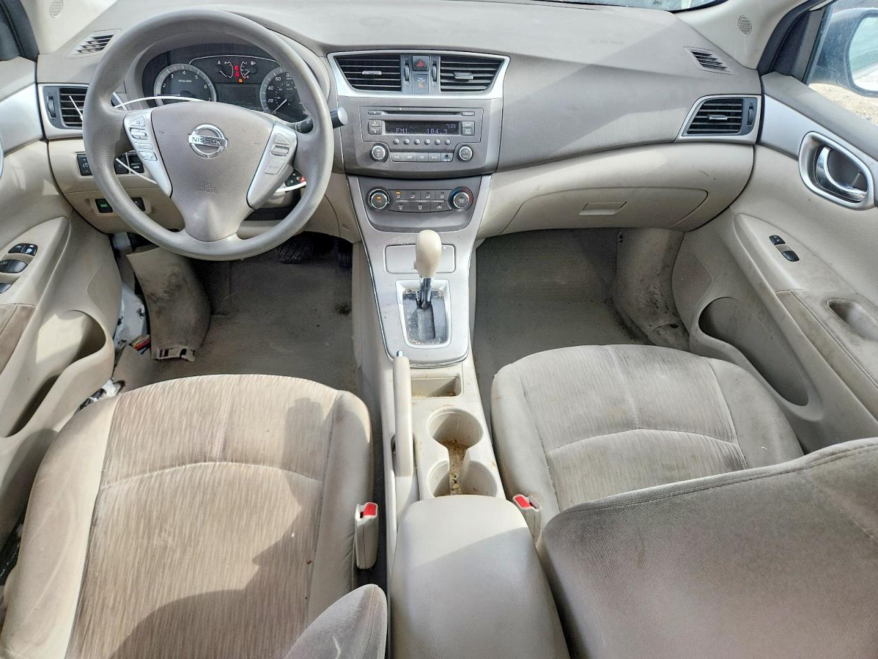 2014 Nissan Sentra S White vin: 3N1AB7AP0EY266833