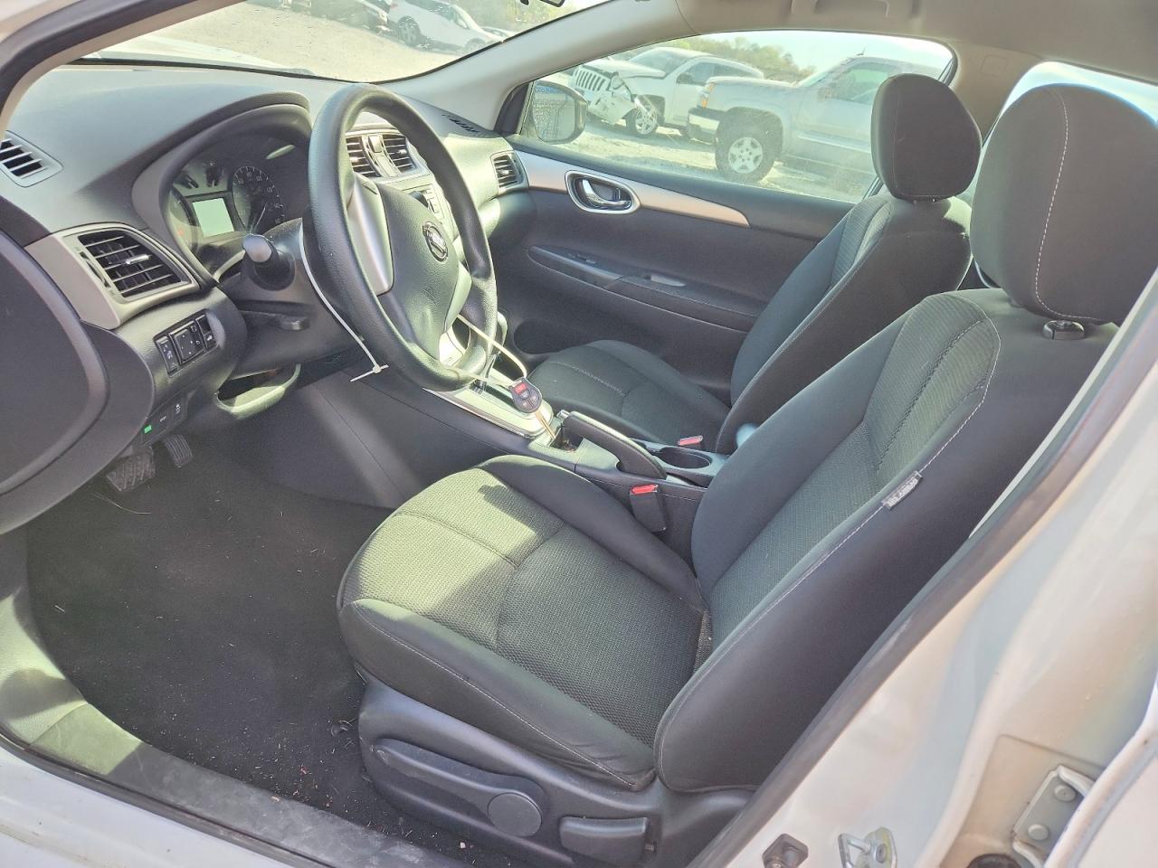 2014 Nissan Sentra S White vin: 3N1AB7AP0EY273703