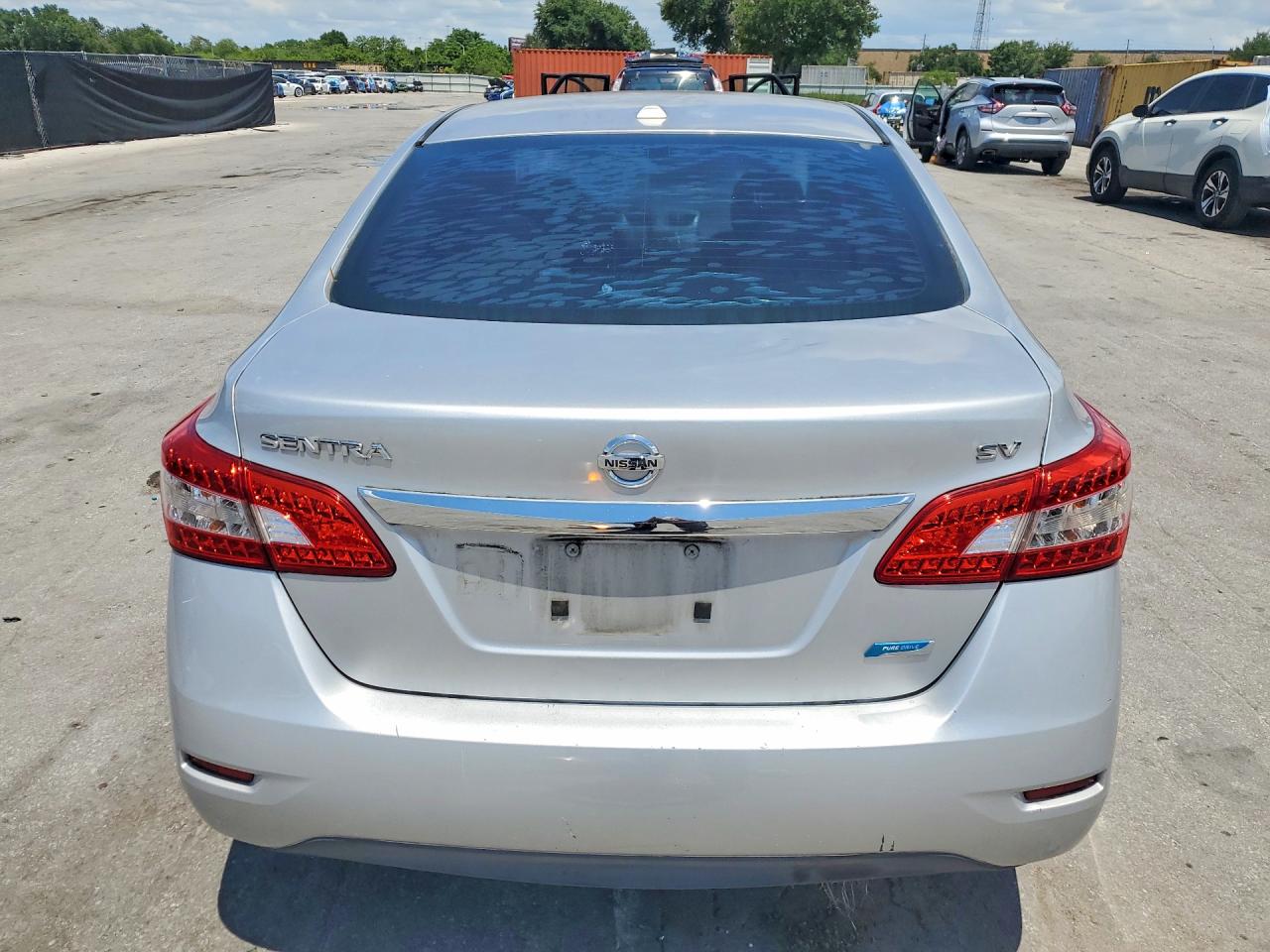 2014 Nissan Sentra Sv Серебряный vin: 3N1AB7AP0EY274799