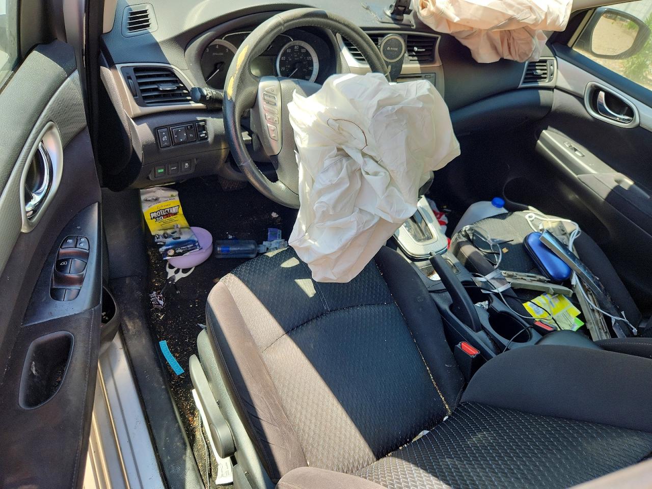 2014 Nissan Sentra Sr Silver vin: 3N1AB7AP0EY279775