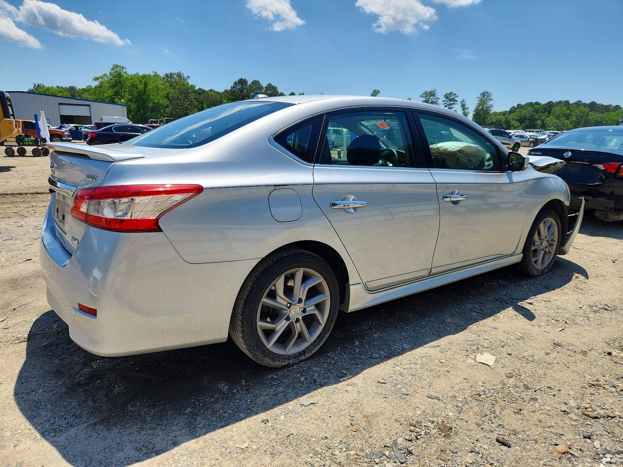 2014 Nissan Sentra Sr Silver vin: 3N1AB7AP0EY279775