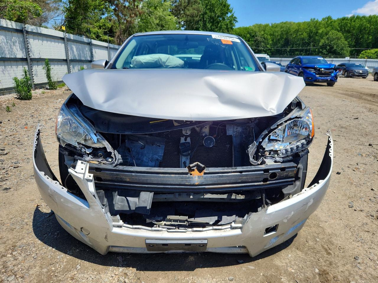 2014 Nissan Sentra Sr Silver vin: 3N1AB7AP0EY279775