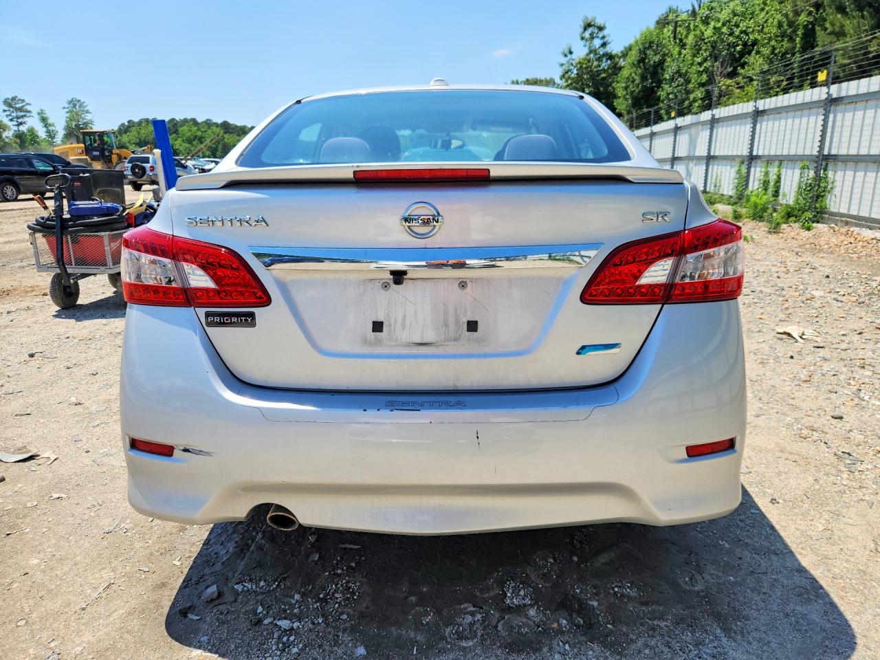 2014 Nissan Sentra Sr Silver vin: 3N1AB7AP0EY279775