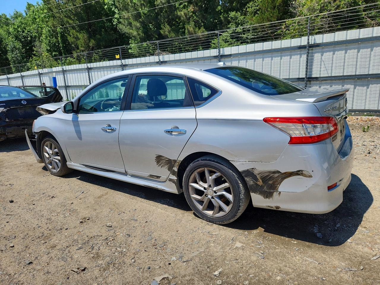 2014 Nissan Sentra Sr Silver vin: 3N1AB7AP0EY279775