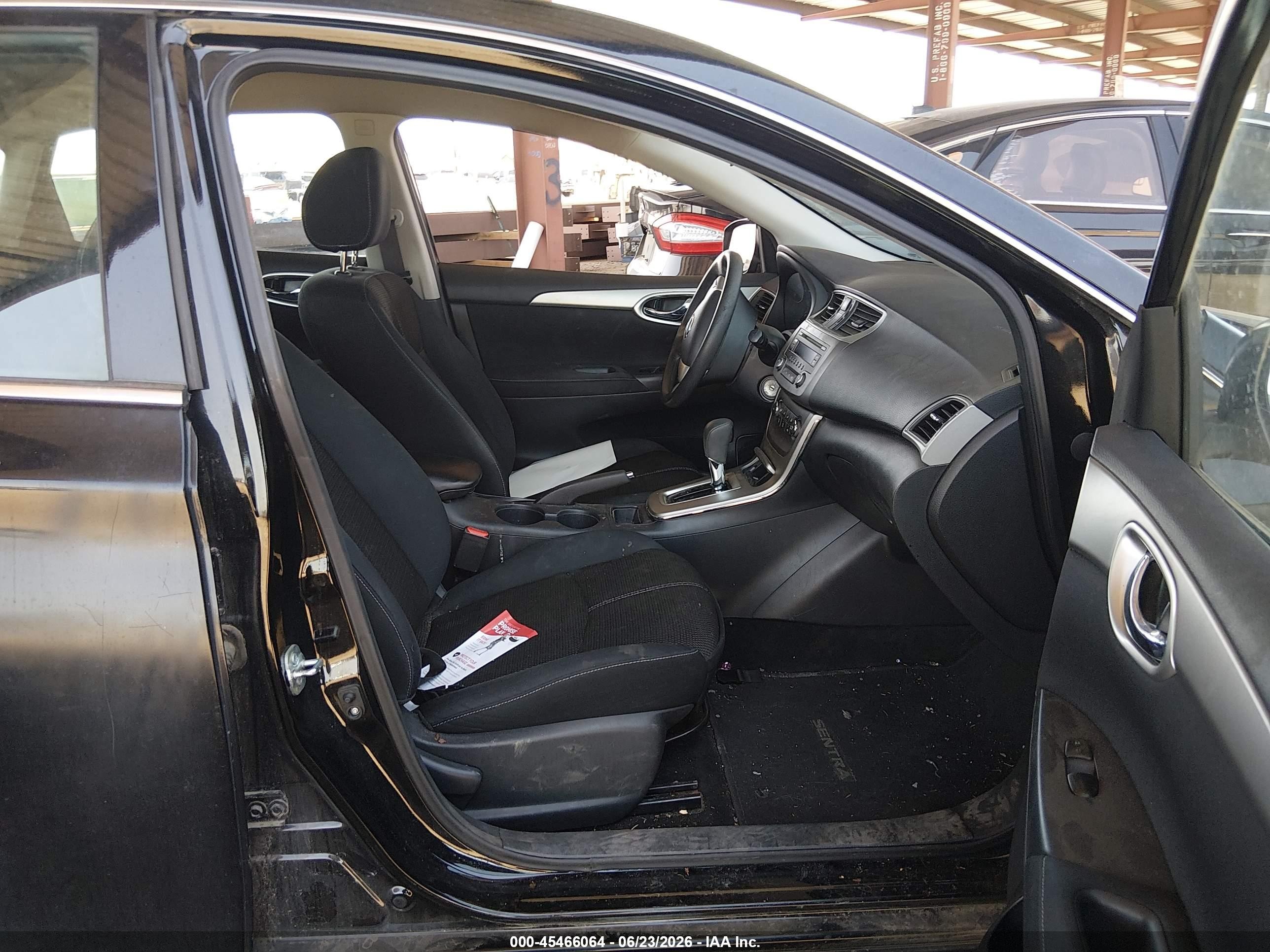 2014 Nissan Sentra S Black vin: 3N1AB7AP0EY280196