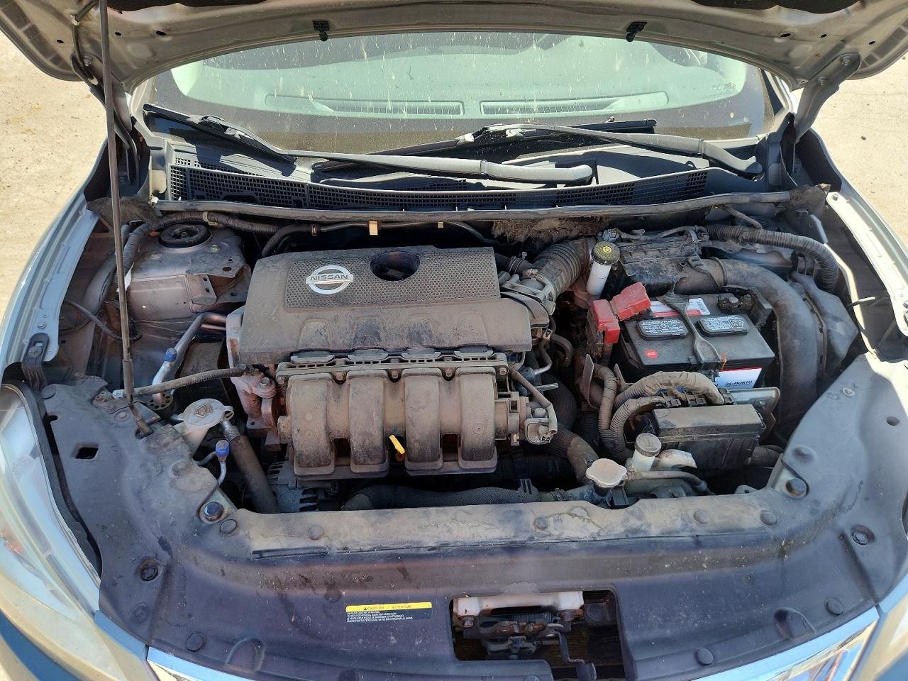 2014 Nissan Sentra Sv Gray vin: 3N1AB7AP0EY283017