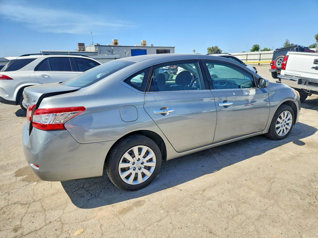 2014 Nissan Sentra Sv Gray vin: 3N1AB7AP0EY283017