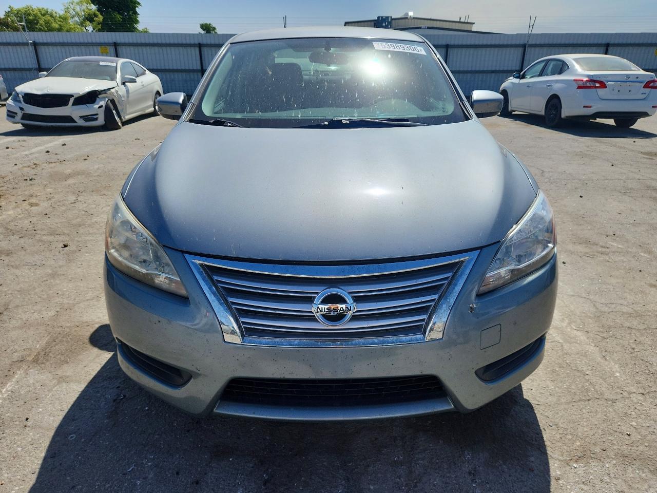 2014 Nissan Sentra Sv Gray vin: 3N1AB7AP0EY283017