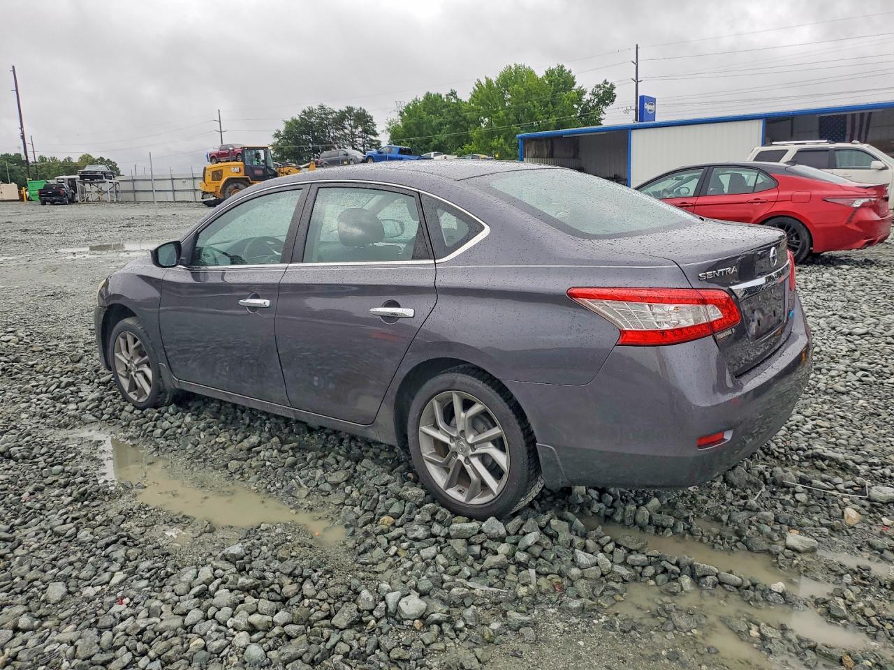 2014 Nissan Sentra S Blue vin: 3N1AB7AP0EY287956