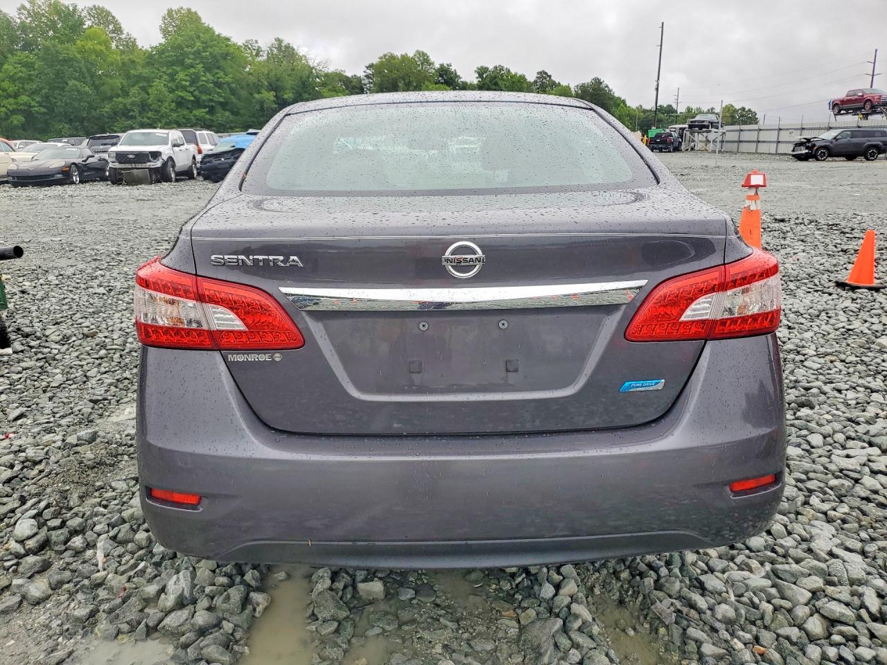 2014 Nissan Sentra S Blue vin: 3N1AB7AP0EY287956