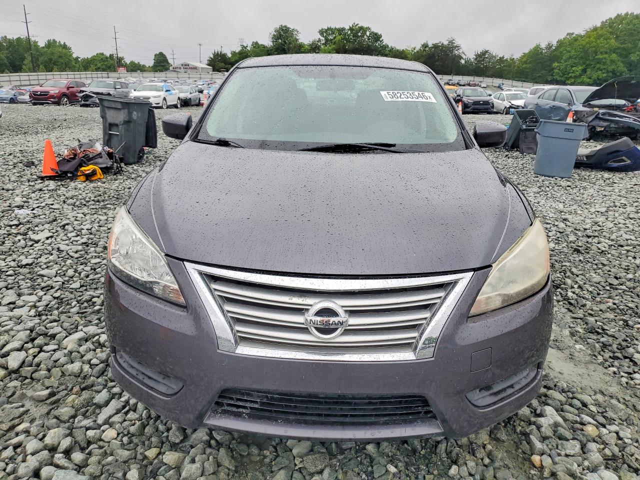 2014 Nissan Sentra S Blue vin: 3N1AB7AP0EY287956