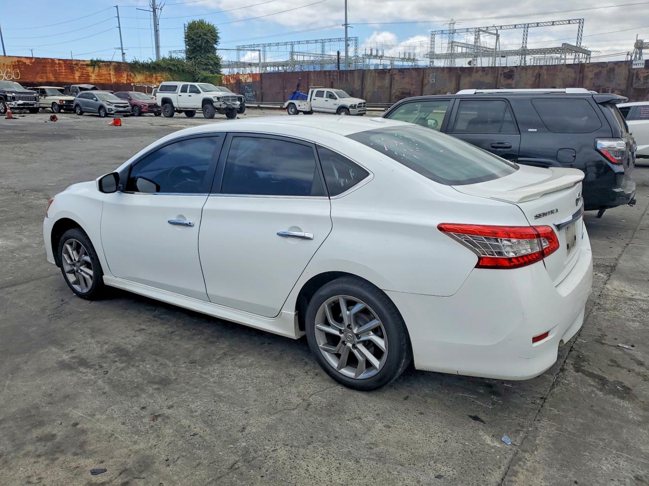 2014 Nissan Sentra Sr White vin: 3N1AB7AP0EY298780
